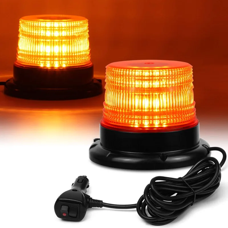 

1pcs High Strength Magnetic Ceiling Light Car High Brightness Flashing Light Road Opening Anti Rear End Collision Warning Light
