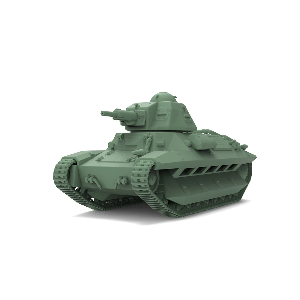 

1/220 1/160 1/87 SSMODEL SS795 Железнодорожная военная модель комплект французский R35 с турелью FCM
