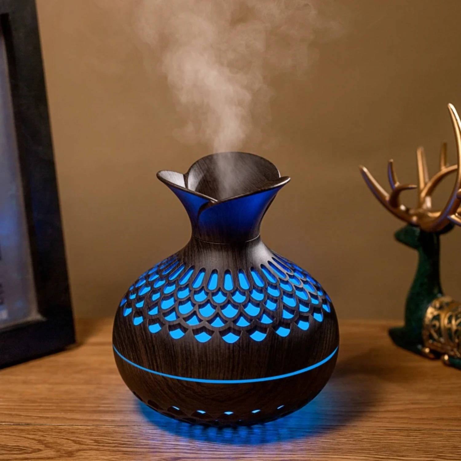 Enhance Your Mood and Focus with this Portable Aromatherapy Essential Oil Diffuser - Perfect for Travel and Office Use. Stay Cal