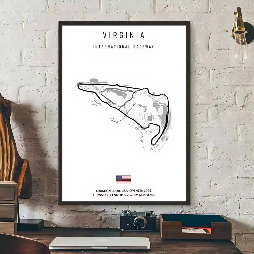 الفن الرجعية باللونين الأبيض والأسود على العالم صيغة سباق المسار DIY لزجة ملصق يتوهم الجدار ملصق لشريط غرفة المعيشة #2