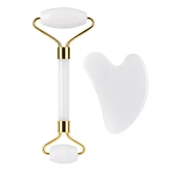 Gua Sha Massager For Face Care Jade Rollers Beauty Health Skin Scraping Chin Lifting Natural Stone Gouache Massage