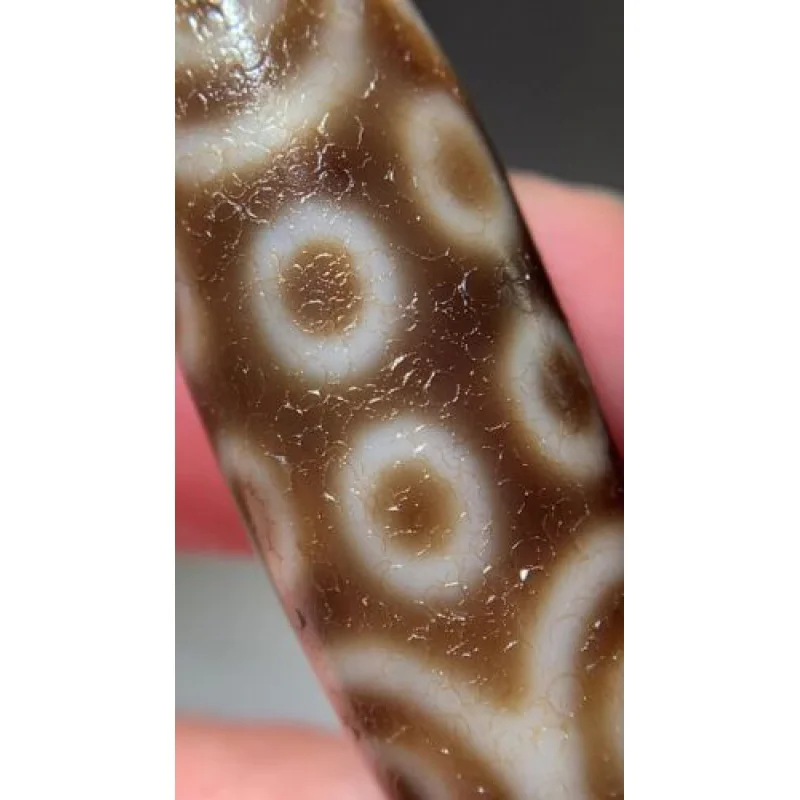 Tibetan Old Agate Dzi Bead 