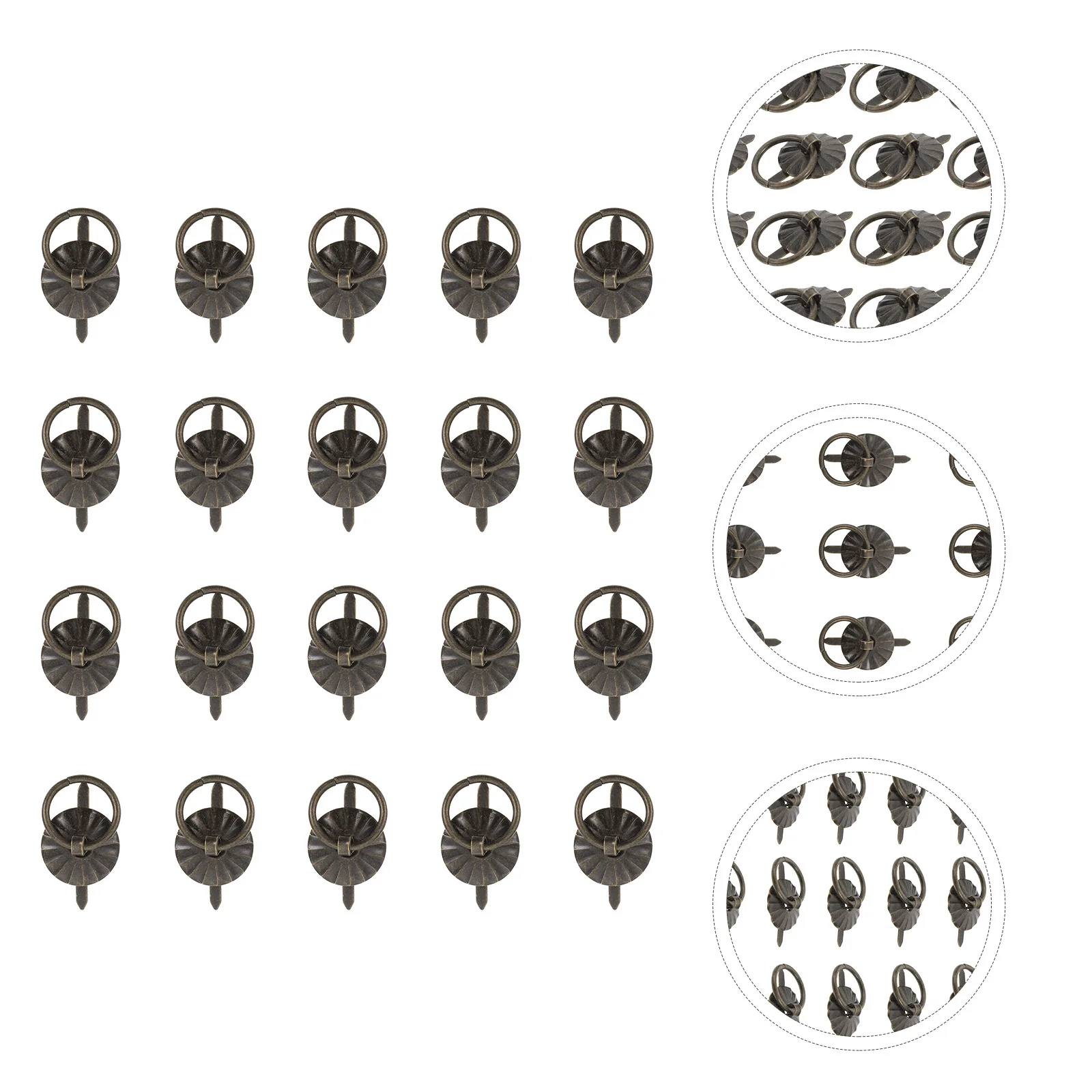 

30Pcs Classic Drawer Handles Cabinet Knobs Gift Box Jewelry Case Pulls for Home Decor Drawer Knob Cupboard Handle Knob