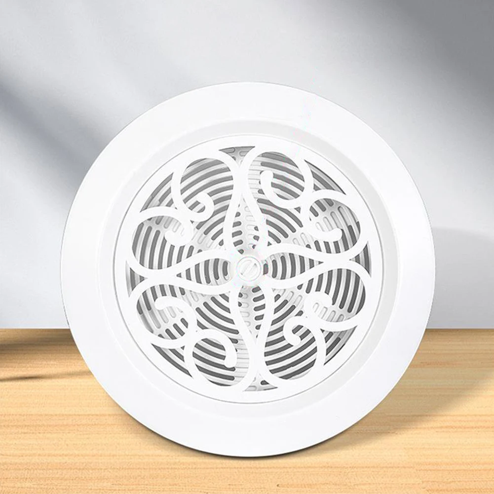 1pc 75-200mm Round Air Vent Extract Valve Grille Exhaust Hood ABS Air Vent Extract Valve Grille Ducting Ventilation Cover