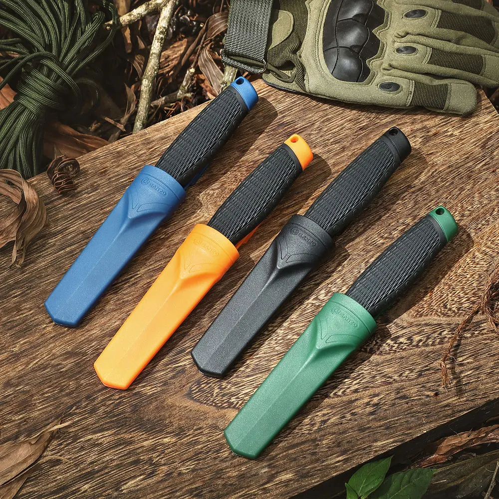 FBKNIFE GANZO G806 G806BW Firebird 8cr14mov Blade PP&TPR Handle Fixed Blade with Sheath Scabbard Outdoor Camping Knife EDC Tool - view 4