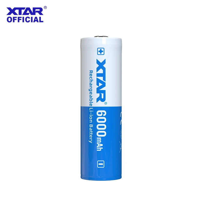 Xtar 1pc 21700 6000mah Rechargeable high-power  large capacity 3.6V with protective plate battery 10A output lithium  battery