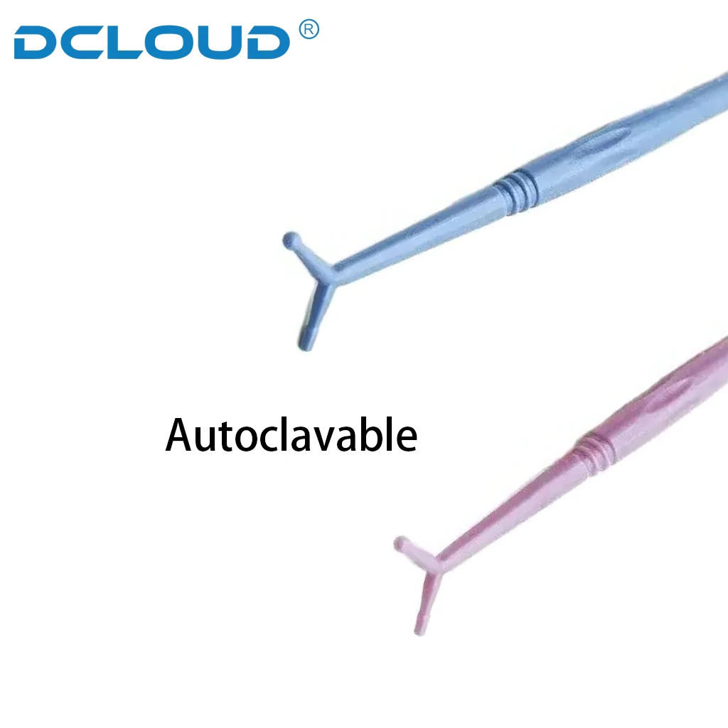 DCLOUD 2Pcs/Pack Dental Composite Resin Plugger Filling Kit Plastic Shaping Angle Autoclavable Spatula Filler Dentist Tools