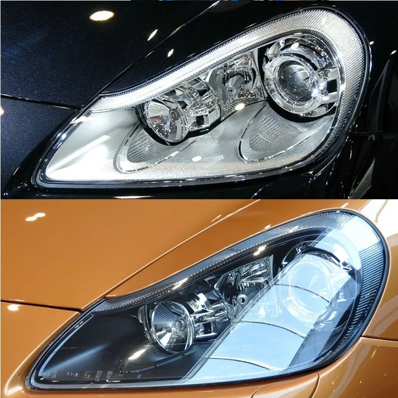 Front Headlights Lens Shell Mask Headlamp Cover Transparent Lampshade Glass Lamp Shade For Porsche Cayenne 2007 2008 2009 2010