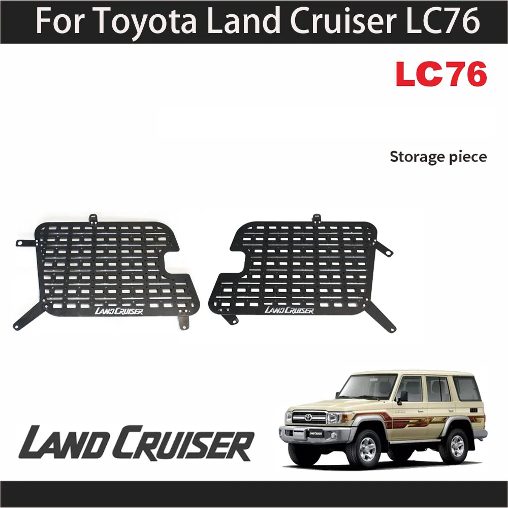 

Trunk Stowing Tidying For Toyota Land Cruiser LC76 Side Window Storage Shelf Trunk Debris Rack Storage Modification Accessorie