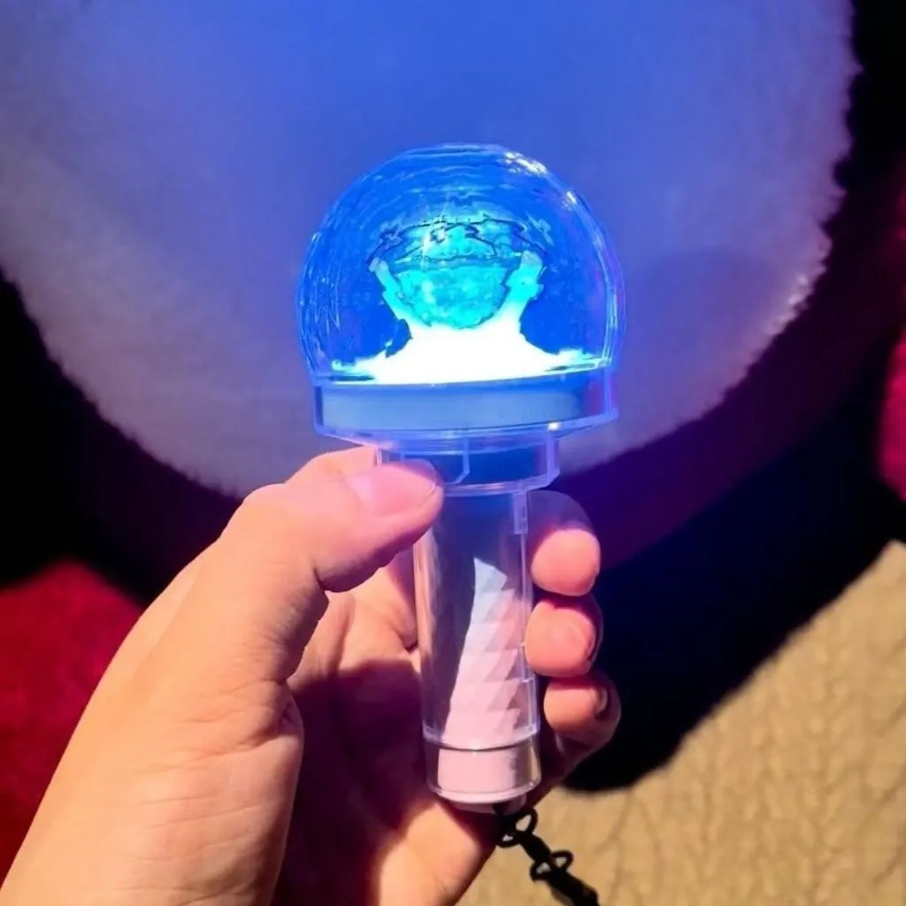 Kpop Idol JEONGHAN WONWOO Mini Lightstick كيرينغ 10th Anniv قيراط توهج عصا سلسلة المفاتيح
