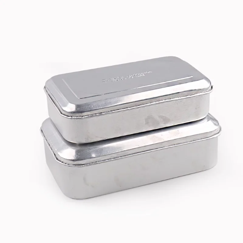 Experimental consumables aluminum sterilization box 1.4L 0.85L high-quality thick stainless steel box