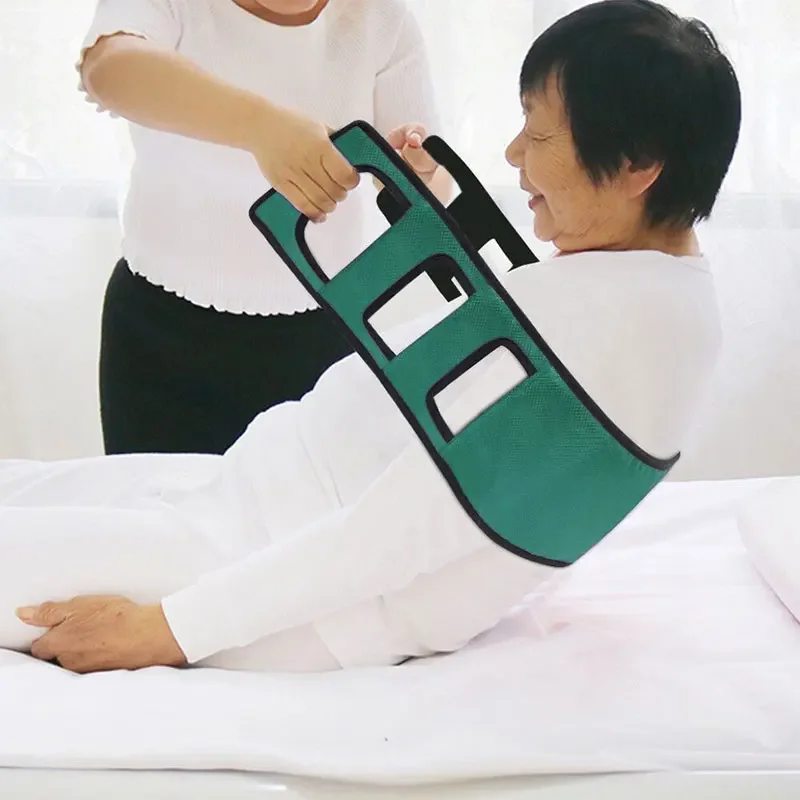 Patient Transfer Nursing Sling, Removable Auxiliary Nursing Accessory, Safely Lifted with Bandage