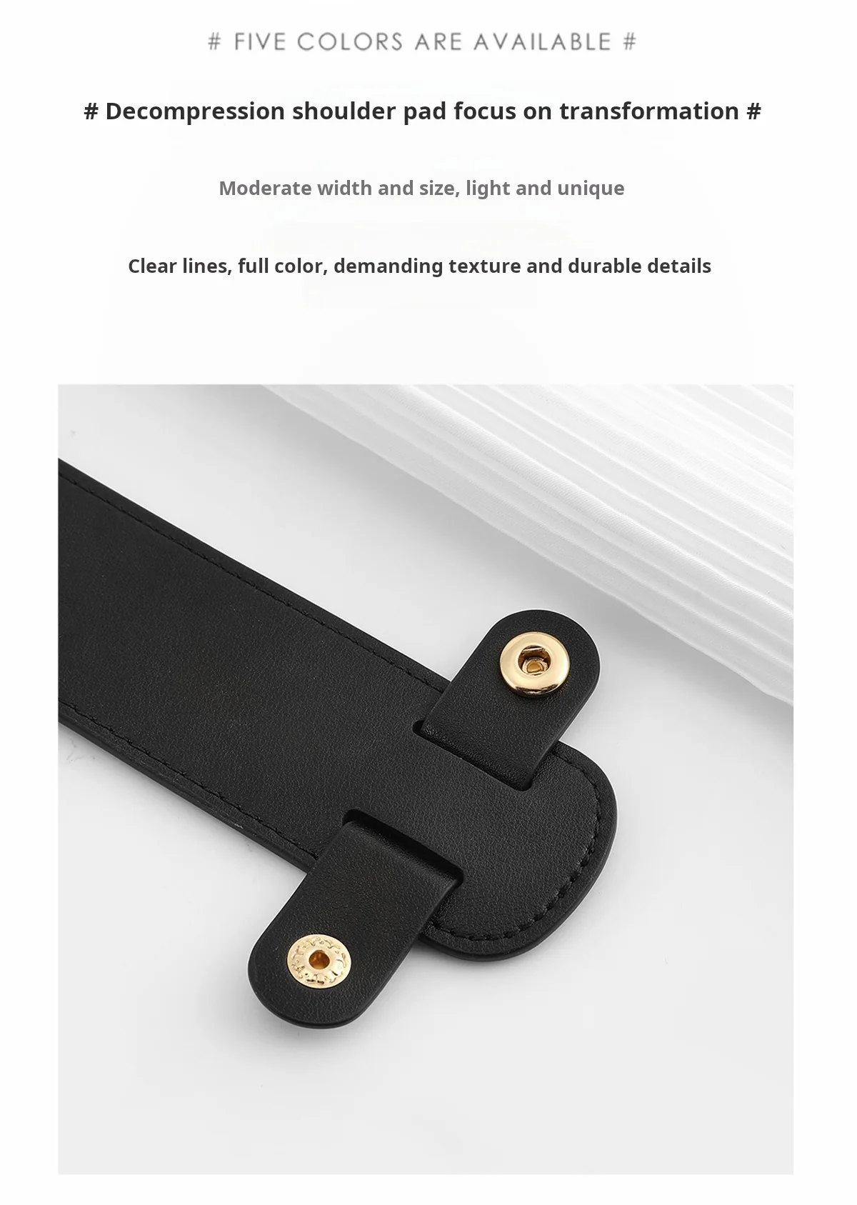 HAVREDELUXE Bag Strap Clip For CHANEE 22 pad Decompression Shoulder Pad Anti-wear Buckle Protection Sheet Chain Accessories