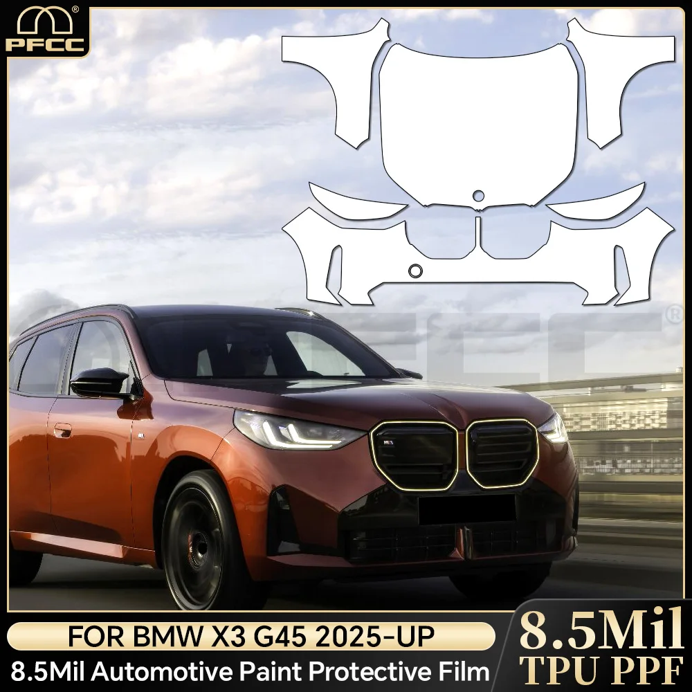 

For BMW X3 G45 Sport 30 M50 M Sport 2025 TPU Paint Protection Film Clear Bra Car Body Pre-cut PPF Anti-Scratch Resistant Repair