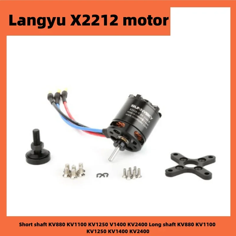 Sunnysky X2212ⅱ 980kv 1400kv 2450kv Brushless Motor 2~4s Lipo 3.17 Shaft Diameter 20-40a Esc For Fixed-Wing Drone And Quadcopter