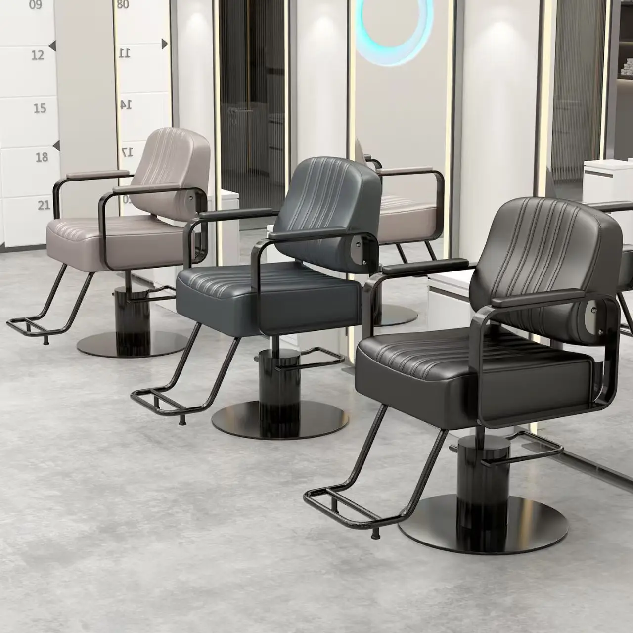 Barber shop chair Internet celebrity trendy hair salon hair salon special hair salon lift the seat down perm dyeing beauty stool