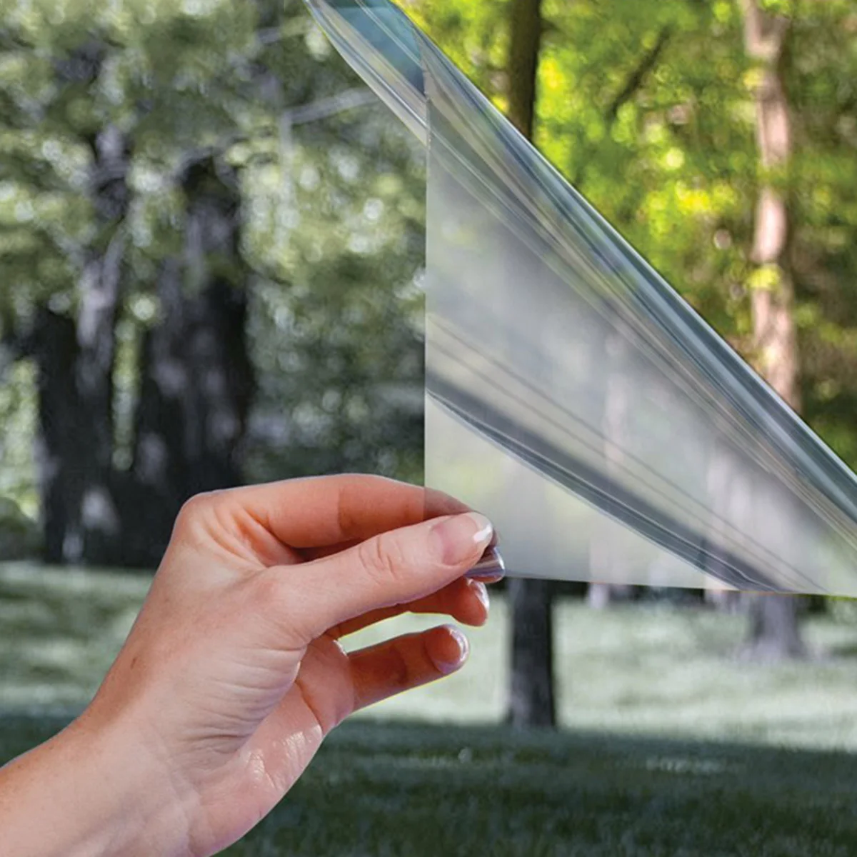 

Thermal Insulation Glass Film Silver 1M X 0.3M For Home Store Office Privacy Sun Block Sticker Simple Window Film Decorative