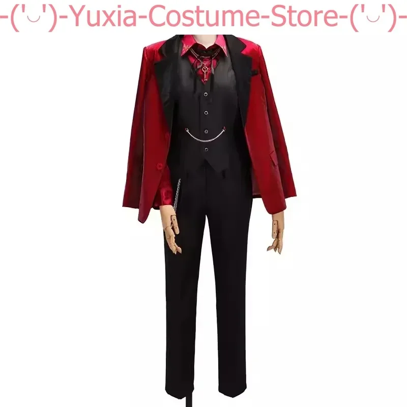 Vtuber Lauren Iroas 3rd Anniversary New Clothes Game Suit Handsome Cosplay Costume Halloween Party Role Play Outfit