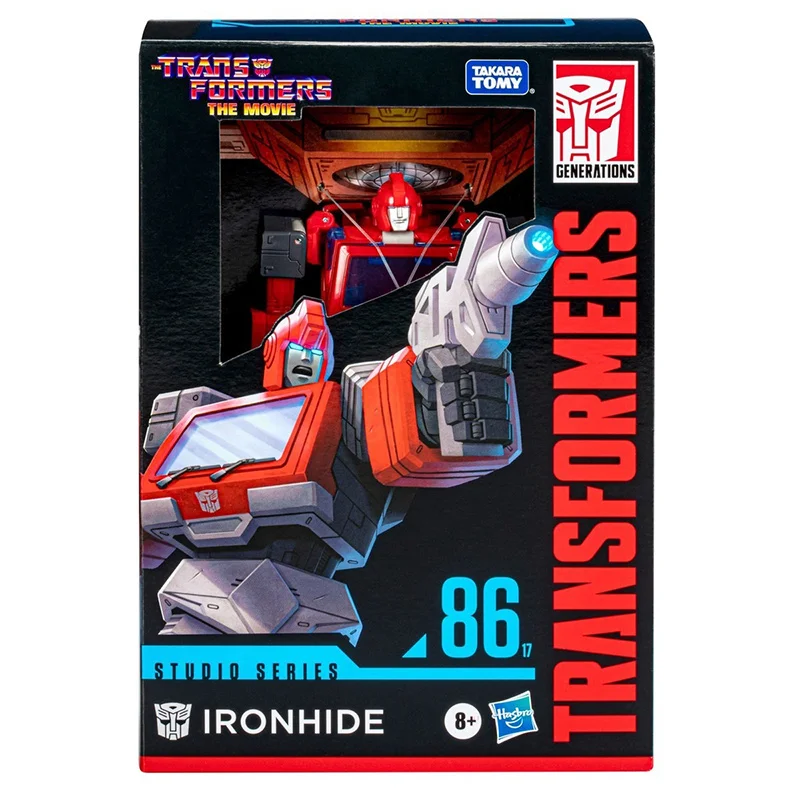 Hasbro Transformers Studio Series SS86 17 Ironhide 18Cm Voyager Class Anime Original Action Figure Model Toy Gift Collection