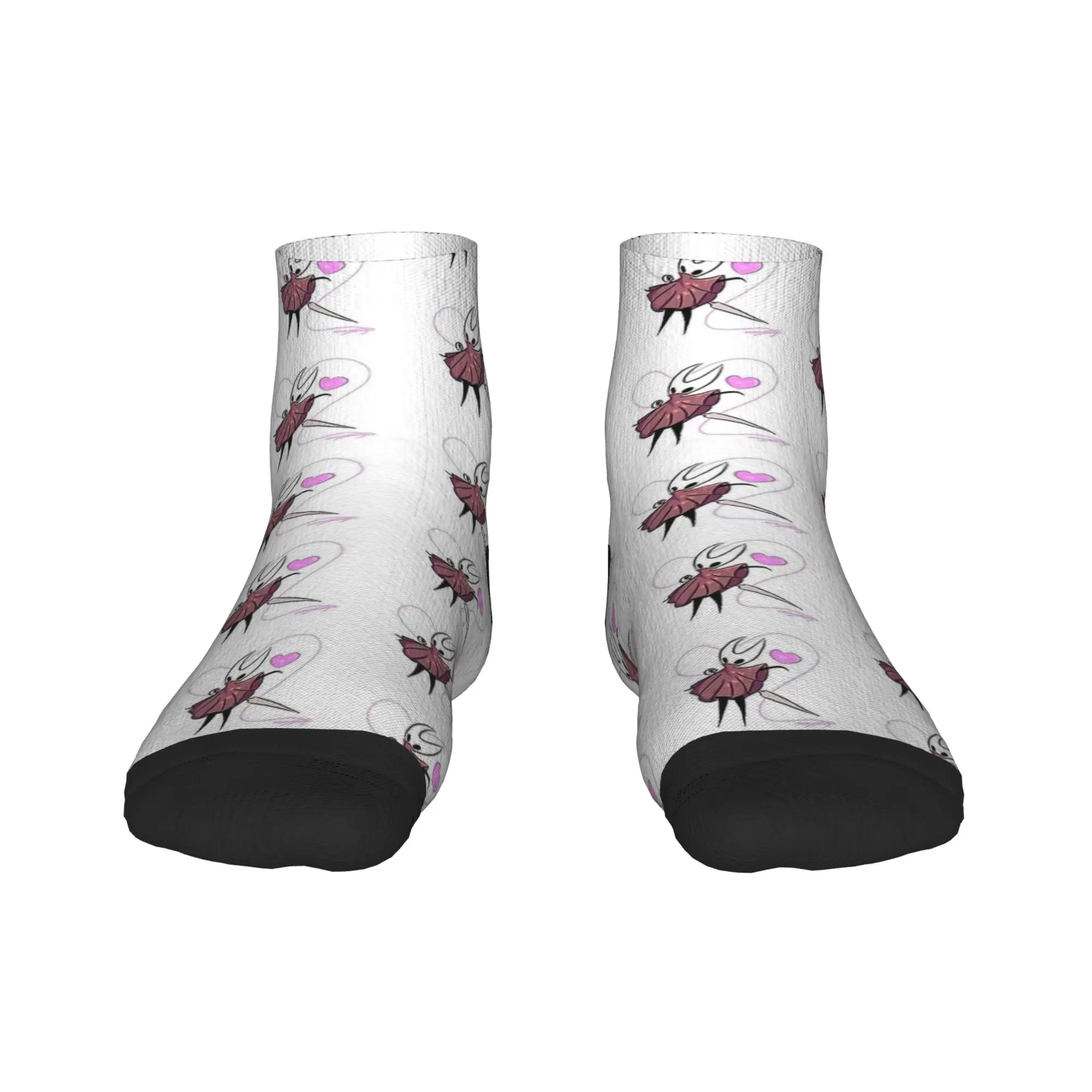 Hollow Knight Anime Hornet Ankle Socks Funny Quality Casual Socks Summer Running Sports Design Non Slip Sock For Couple Gift