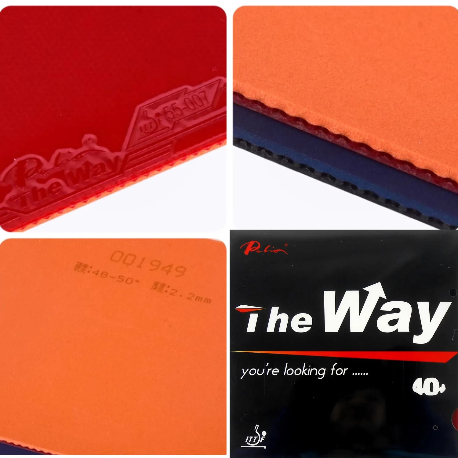 

Palio the way table tennis rubber pimples in sticky fast attack with loop for table tennis racket game The Way