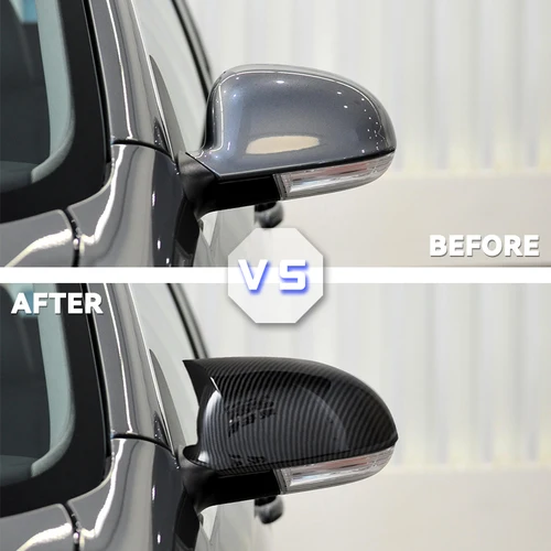 Imagen 2 del producto Tapas de espejo retrovisor lateral para Volkswagen Golf 5 MK5 GTI Jetta 5 Passat B6 B5.5, VW Sharan Golf 5 6Plus Variant EOS