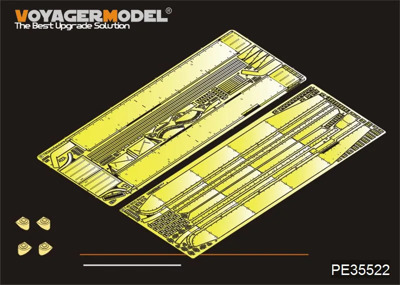 

Voyager Model PE35522 1/35 Scale Modern Russian T-62 Medium Tank Mod.1984 Fenders and Skirts (For TRUMPETER 01554)