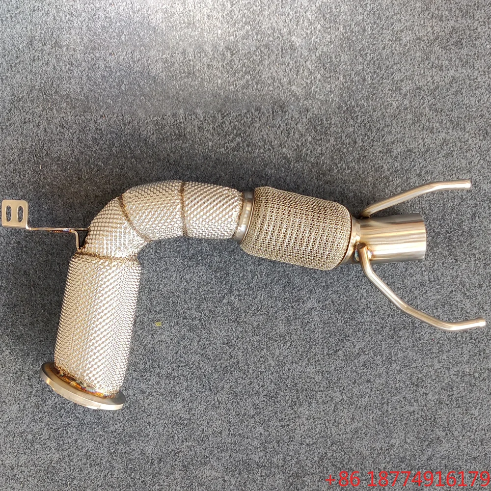 

OEM MM Factory Downpipe for MINI COOPER/COUNTRYMAN/JCW F60 2.0T 2017-- High Flow Catted Downpipe Exhaust Downpipe