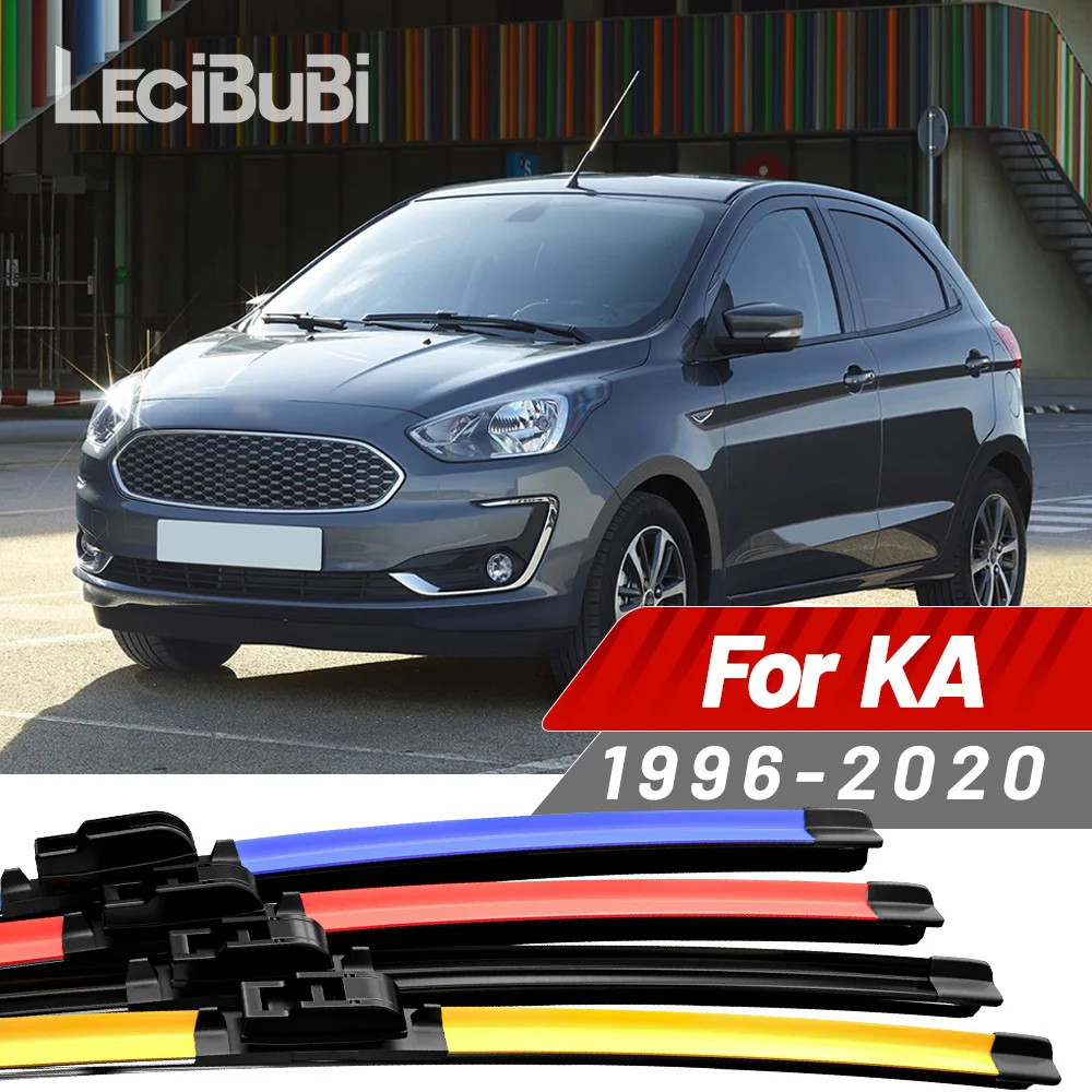 2 Stück für Ford KA 1996–2020 2010 2011 2012 2013 2014 2015 2016 2017 2018 2019 Frontscheibenwischerblätter Scheibenwischer