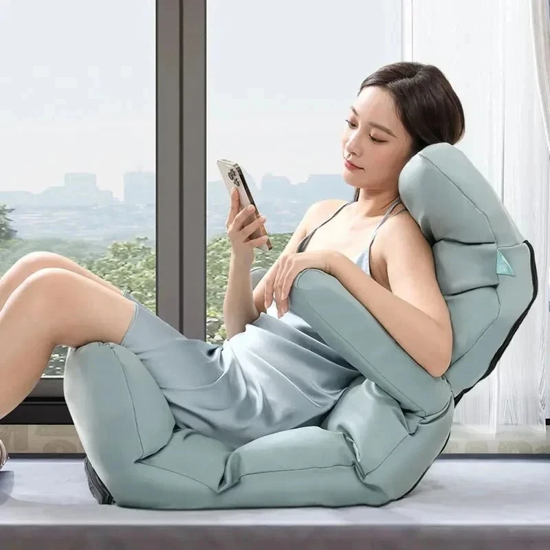 

Folding bay window cushion\ cushion integrated lazy sofa tatami chair floor reading backrest cushion adjustable Waist protection