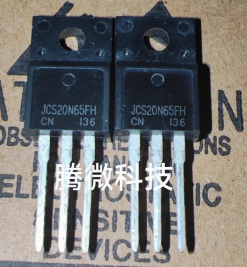 5pcs JCS20N65FH large chip 20N65 field-effect MOS transistor 20A650V