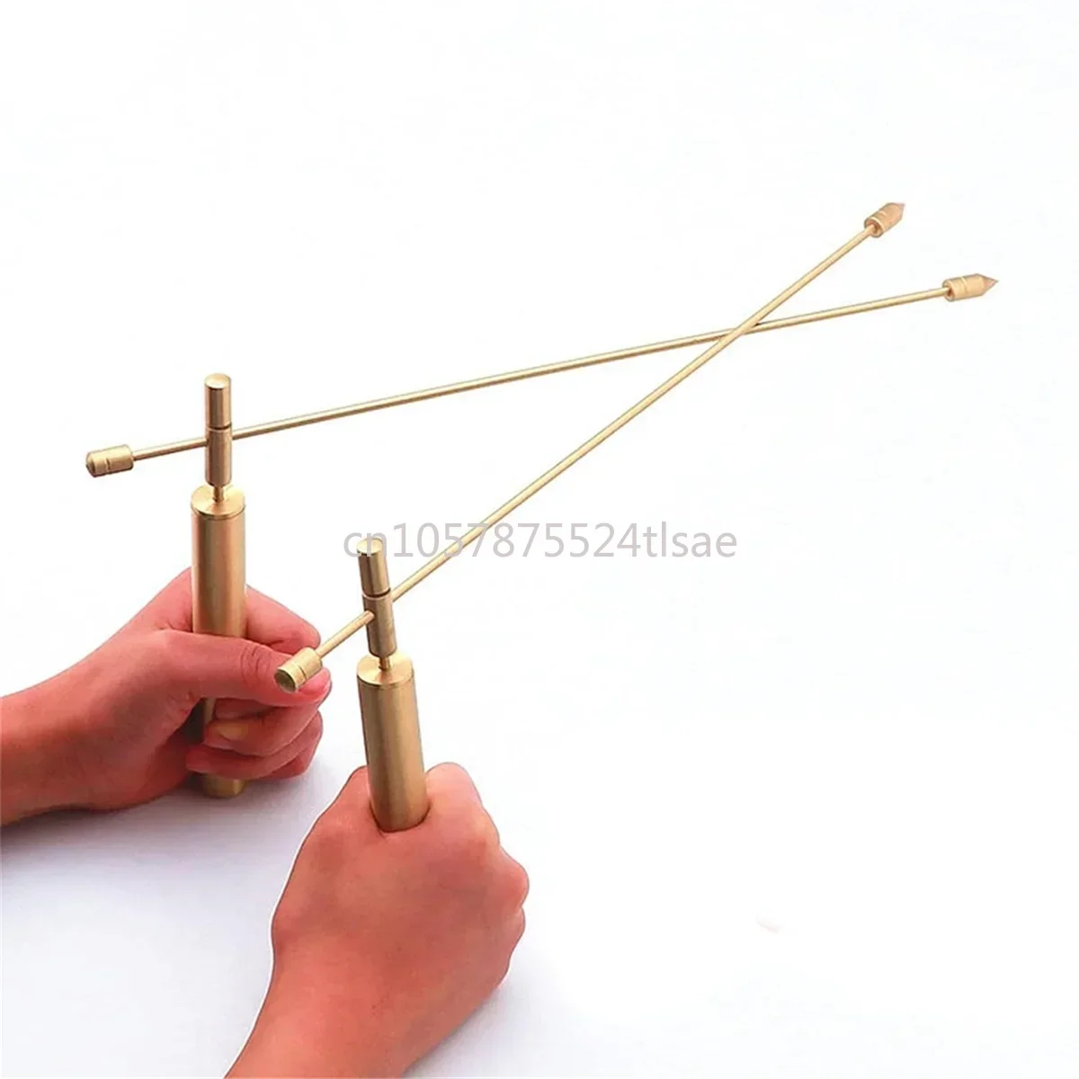 

2PC Divining Rods for Divining Water Treasure Items,11.8In Lenght Dowsing Rod Copper Practical Handle Dowsing Rods Tools
