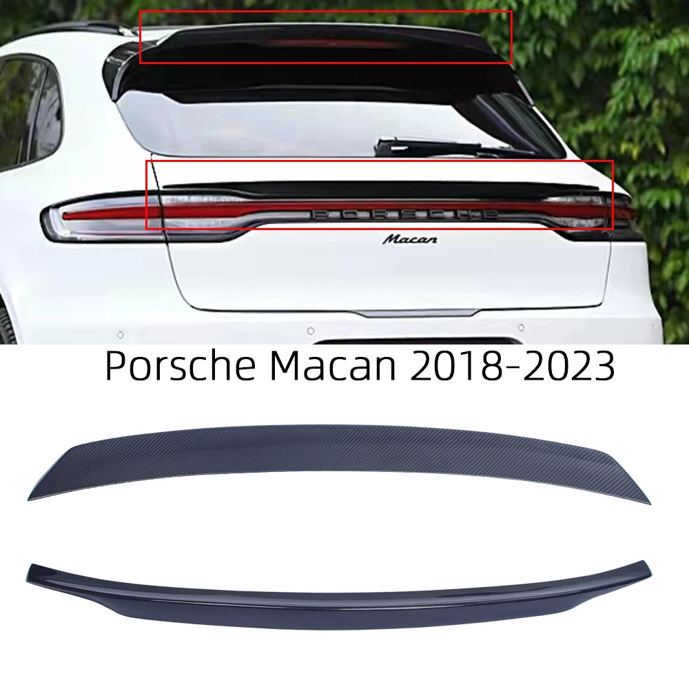 For Porsche Macan Carbon fiber Rear Spoiler Trunk wing 2018-2023