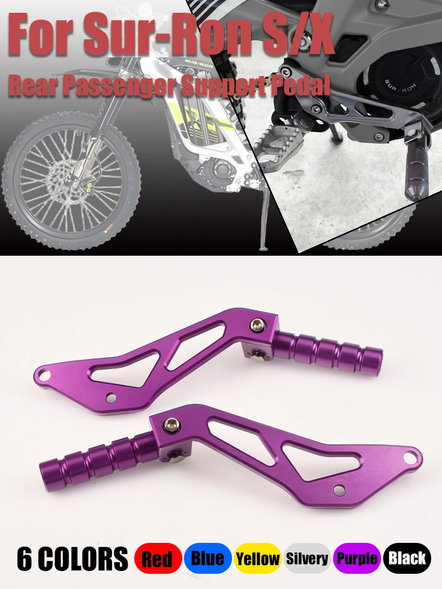 Repose-pieds pour passager arrière de moto, support de pédale électrique tout-terrain pour SURRON sur-ron Light Bee X pour Segway X160 X260