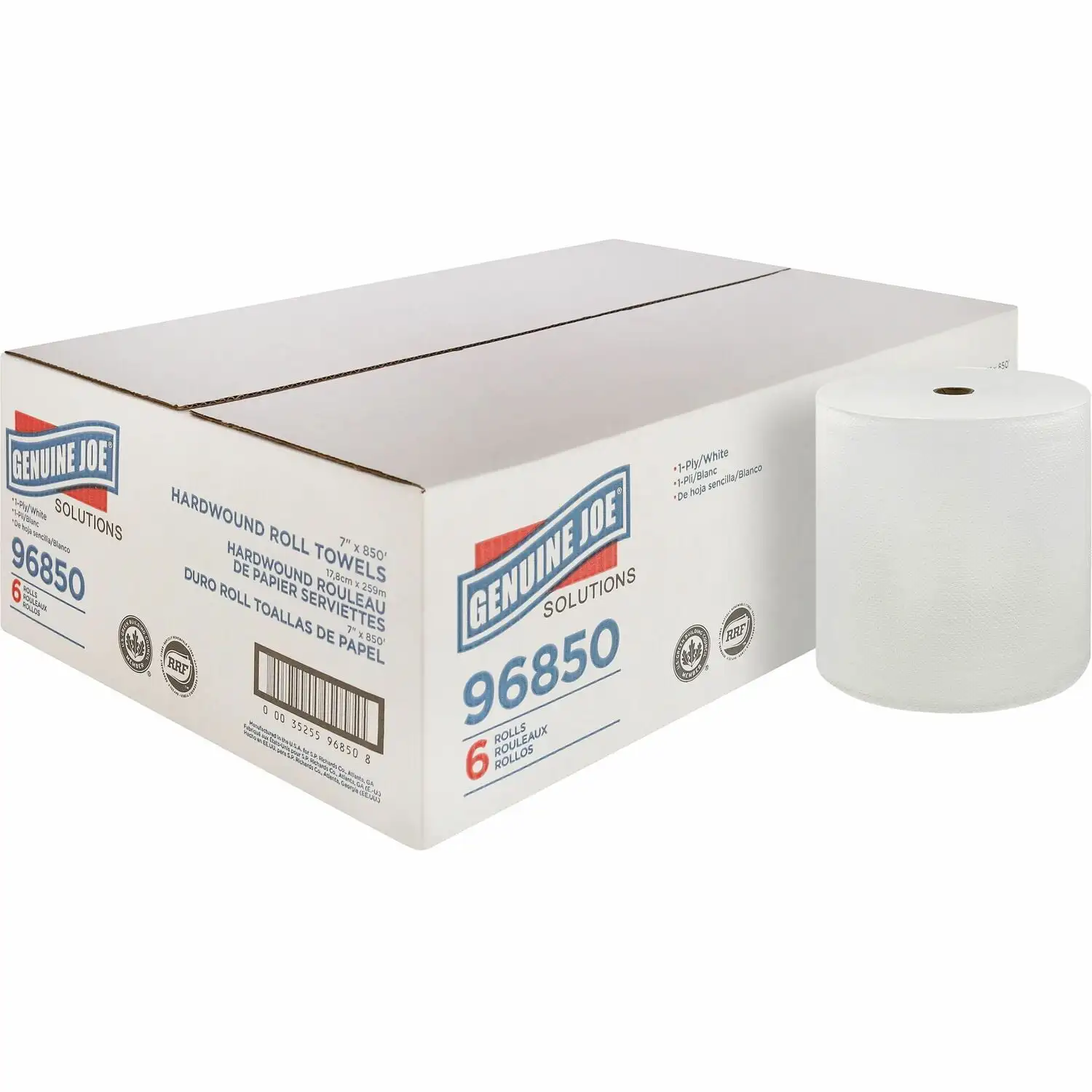 

850' Roll Hard Wound Paper Towels (96850)