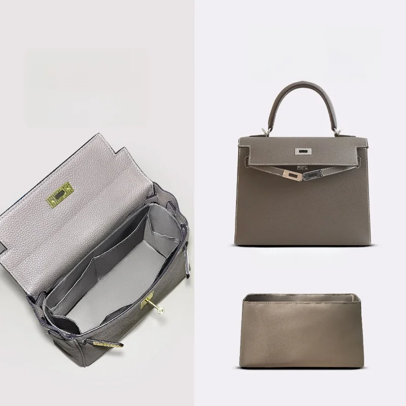 

Snan Lightweight Nylon Inner Bag for Hermès 25 28 32 Storage Organizer Pouch Thin Durable eup Bag Household Organizer
