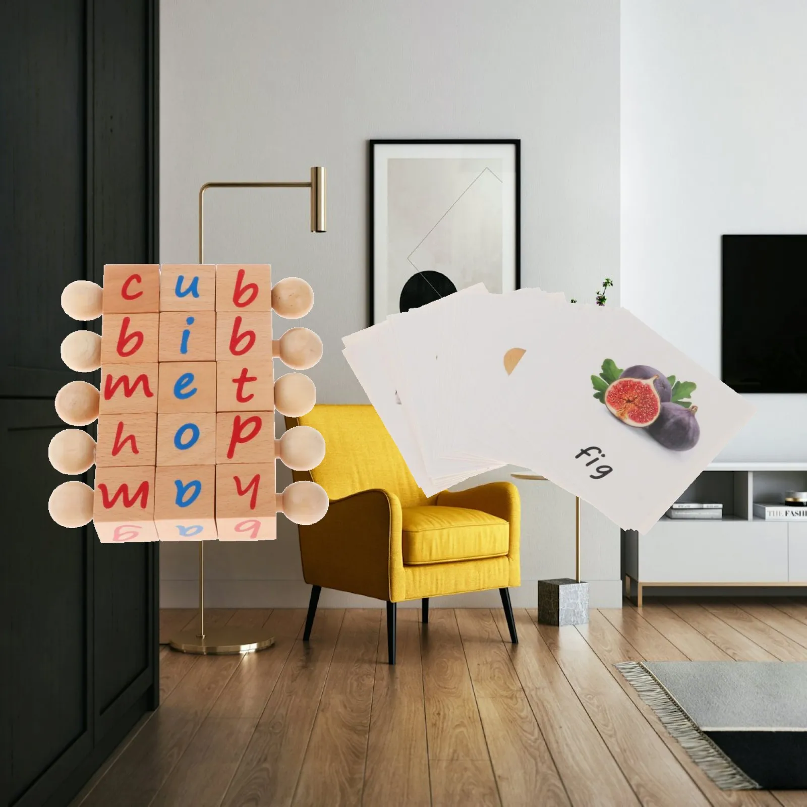 gioco-educativo-montessori-per-l'apprendimento-dell'alfabeto-blocchi-di-legno-per-la-lettura-giochi-di-ortografia-bastoncini-con-vocali-parole-cvc-schede-didattiche-lettere-rotanti