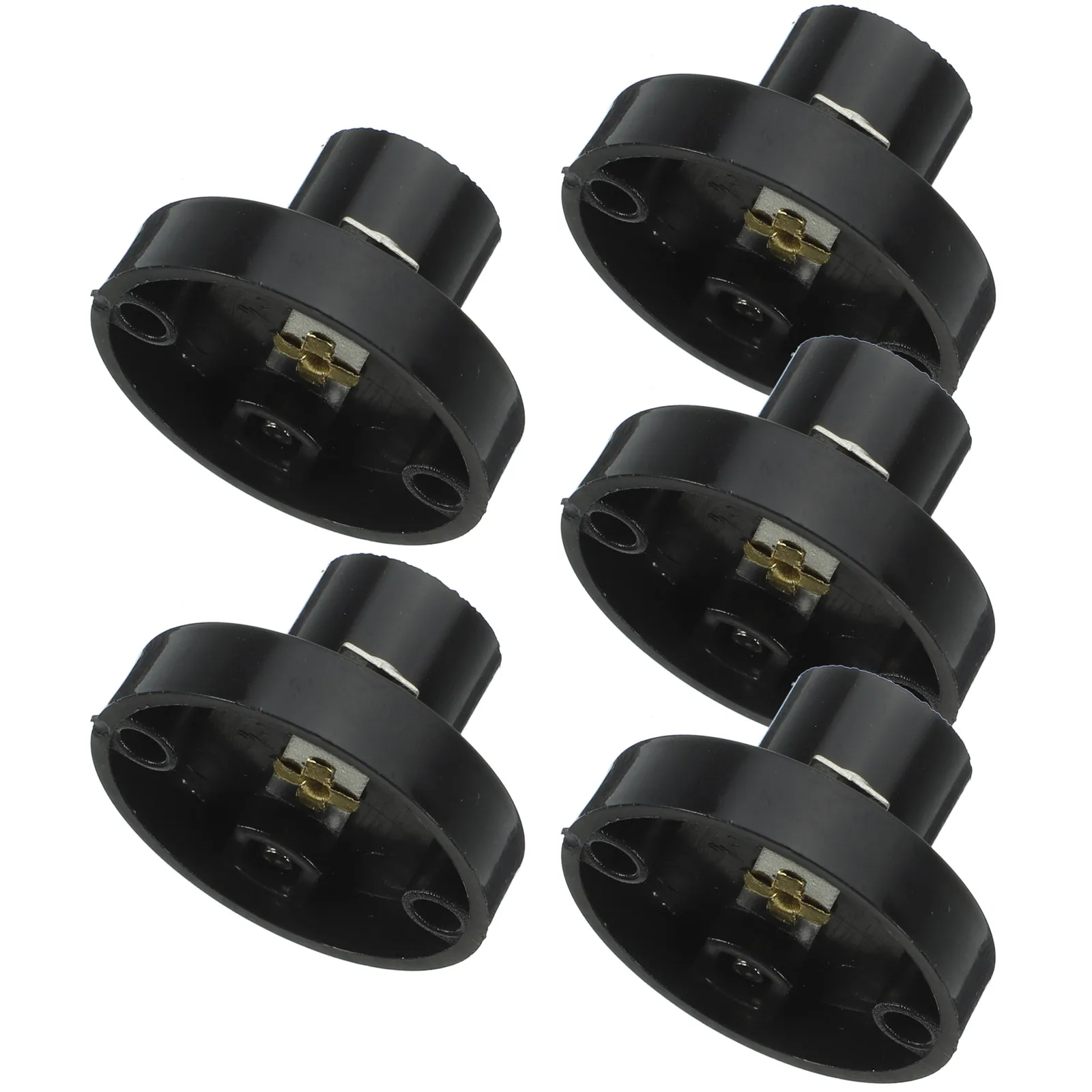 

5 шт. держатель лампы с винтовой резьбой, мини-металлический бакелитовый патрон для лампочки для электрического эксперимента, аксессуары для освещения «сделай сам»