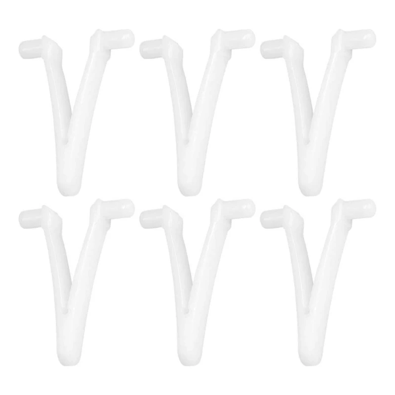 Q39E High Strength Pool Butterfly V Clip Universal Pool Poles Clip Replacement Skimmer Net Clip Pool Accessories Enduring
