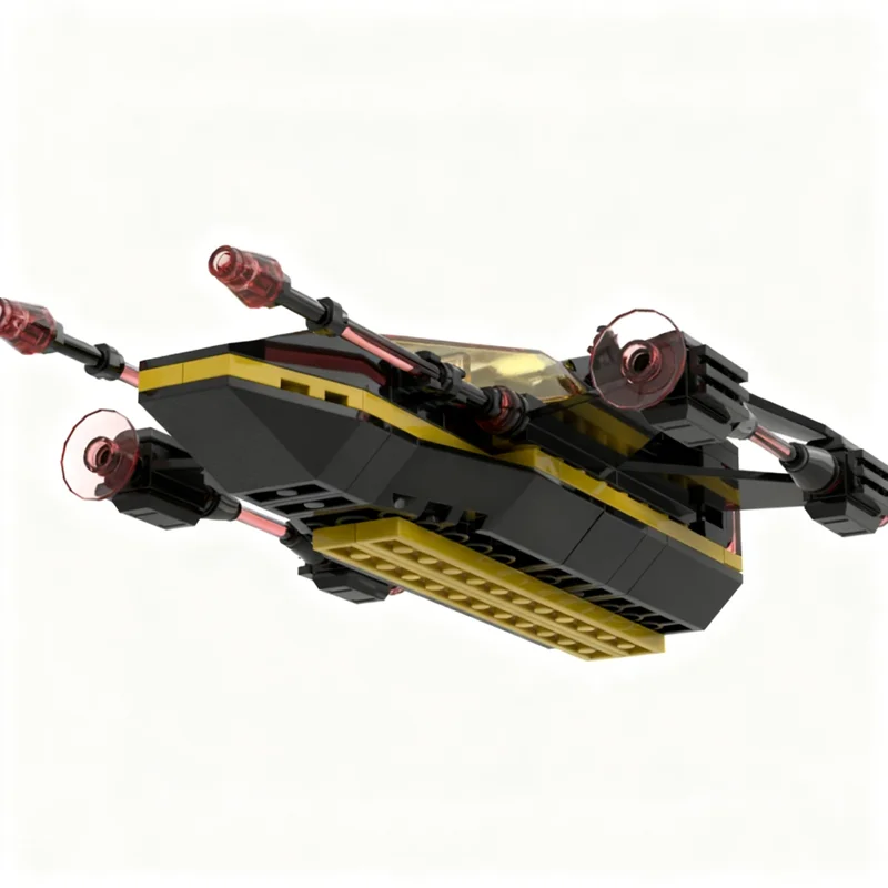 171 個 MOC スペースブラックトロン I アグレッサーモデルビルディングブロック建設クリエイティブ DIY おもちゃアイデア教育クリスマスギフトレンガ