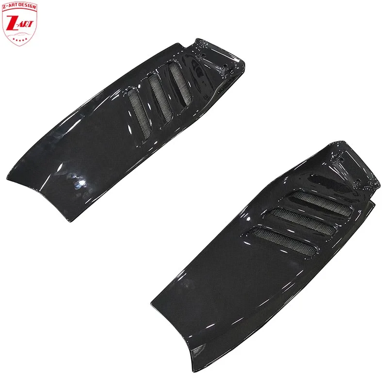 

Z-ART F8 Dry Carbon Fiber Engine Vents for Ferrari F8 Autoclaved Carbon Fiber Duct for F8 Engine Cover