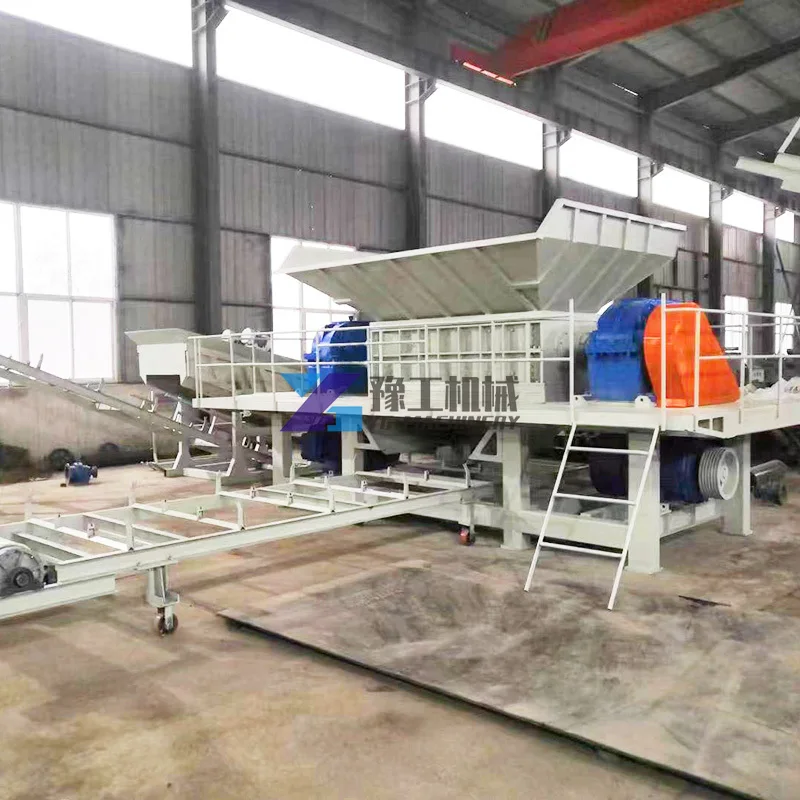 Automatische Rubber Poeder Productielijn Afval Band Crusher Band Shredder Machine Band Recycle Machine