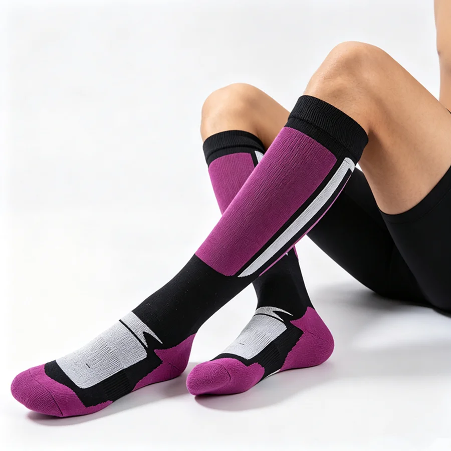 2/7 쌍 겨울 두꺼운 보온 무릎 높이 양말 열 스키 - Thermal Sock Winter 리뷰 및 가격
