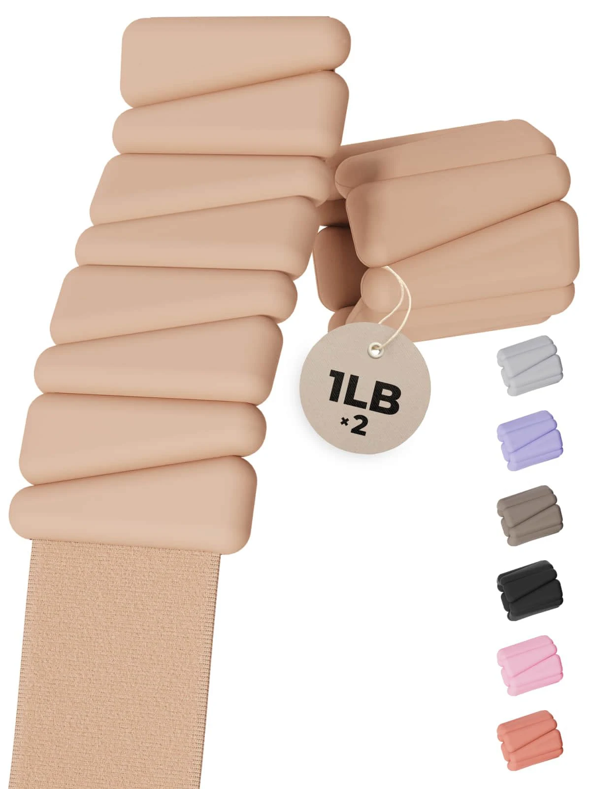 1 Paar Gewichtsbelastbare Handgelenkbandagen für Yoga, Fitness und Training, Verstellbare Knöchel- und Handgelenkschoner, Gewichtsarmband für Jogging – Detail 10