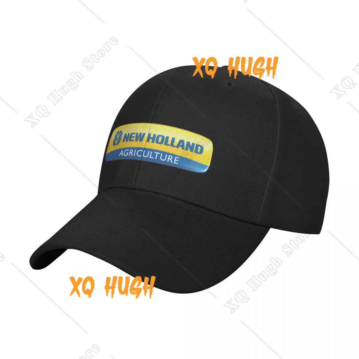 Topi Baseball NEW-Holland untuk pria, topi pengemudi truk kasual modis yang dapat disesuaikan