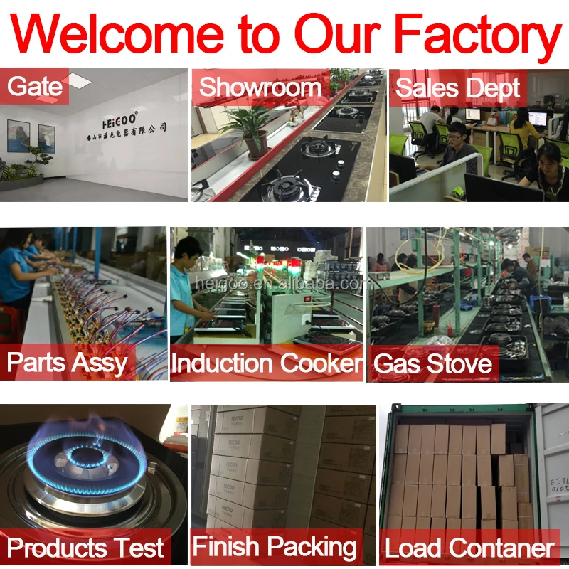 Gasherd LPG und NG 3-Brenner-Gasherd mit Timer