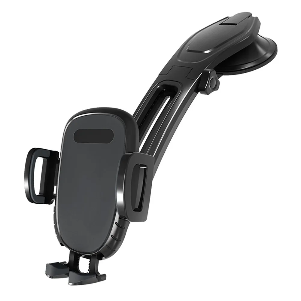 Rotatable Car Phone Holder Suction Cup Mount for Dashboard Secure Grip ABS Silicone Build Universal Smartphone GPS Navigation