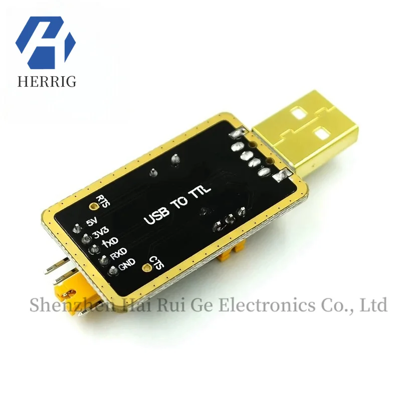 1 قطعة Tuhao الذهب CH340G RS232 لتر USB إلى وحدة TTL إلى المنفذ التسلسلي في تسعة ترقية كابل وامض لوحة صغيرة ttl