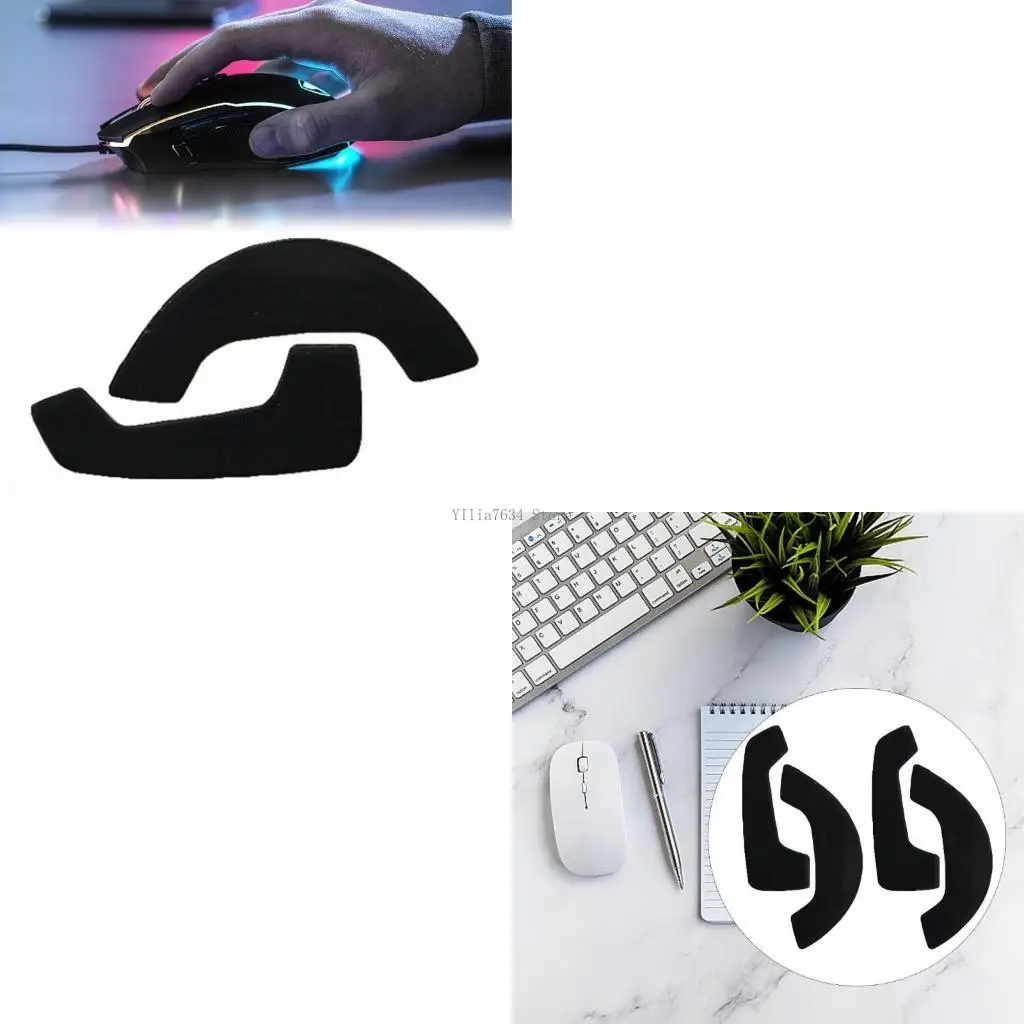 

2 комплекта ножек для мыши, скользящие ножки с изогнутыми краями для мыши Tyon