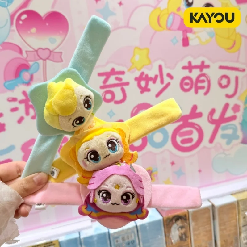 kayou-プラッシュスナップブレスレット-シャイニングメテオシリーズ-公式ライセンス取得済み-かわいいソフトぬいぐるみ手首周辺玩具